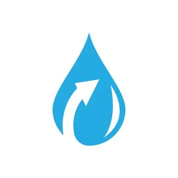 Water drop illustration 스톡 일러스트