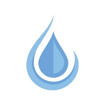 Water drop illustration Stock-Illustration