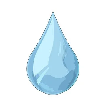 Water Drop illustration Stock Illustration