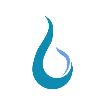 Water Drop Line Stock Illustration