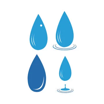 Water drop Logo Stock Illustration