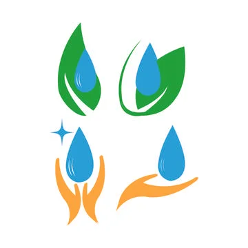 Water drop Logo Stock Illustration