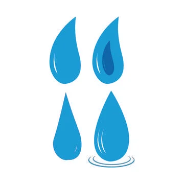 Water drop Logo Stock Illustration