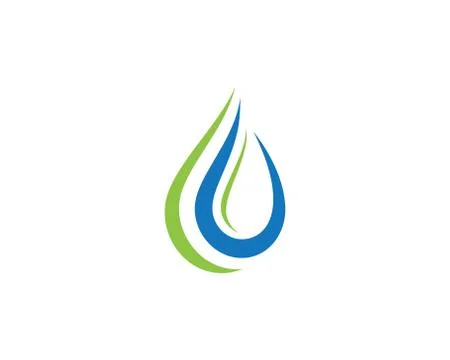 Water drop Logo Template Stockillustratie