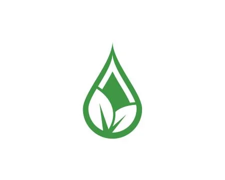 Water drop Logo Template Stockillustratie