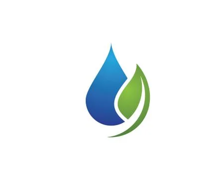 Water drop Logo Template イラスト素材