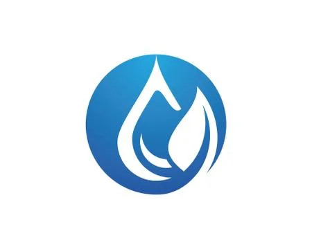 Water drop Logo Template イラスト素材