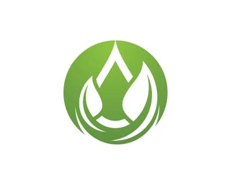 Water drop Logo Template イラスト素材