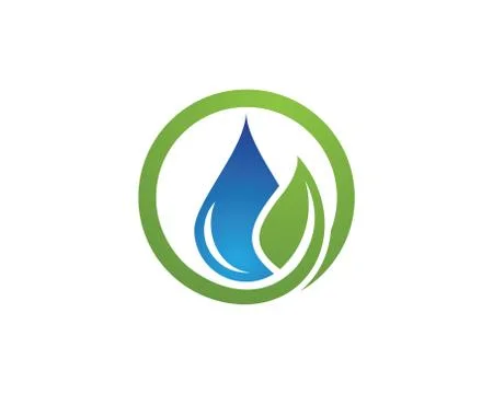 Water drop Logo Template Stock Illustration