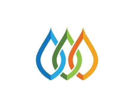 Water drop Logo Template Stock Illustration