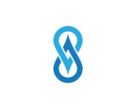 Water drop Logo Template 库存插图