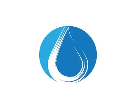 Water drop Logo Template Stockillustratie