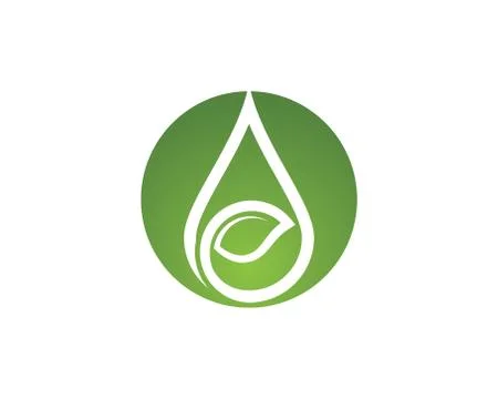 Water drop Logo Template Stockillustratie