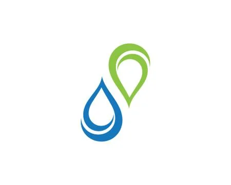 Water drop Logo Template Stock Illustration