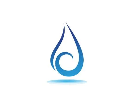 Water drop Logo Template vector illustration design Stock Illustration