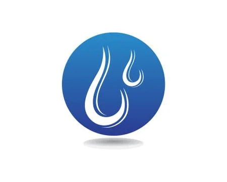 Water drop Logo Template vector illustration design Stock Illustration