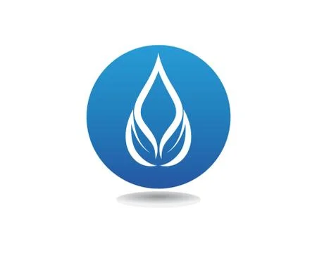 Water drop Logo Template vector illustration design Stock Illustration