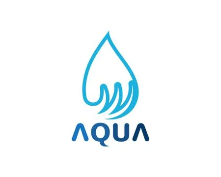 Water drop Logo Template vector Stockillustratie