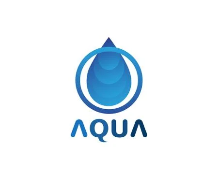 Water drop Logo Template vector 스톡 일러스트