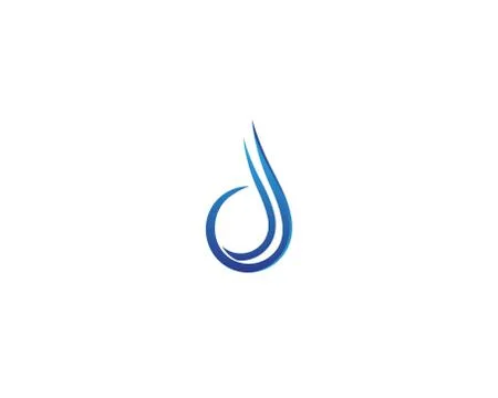 Water drop Logo Template vector 스톡 일러스트