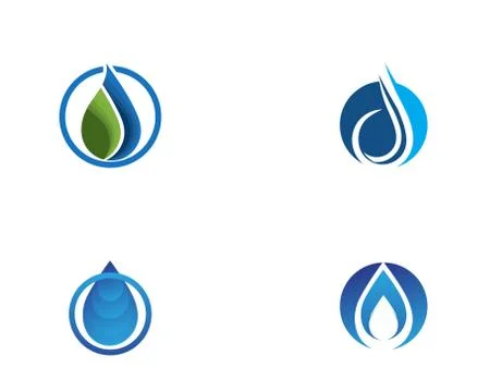 Water drop Logo Template vector Stockillustratie