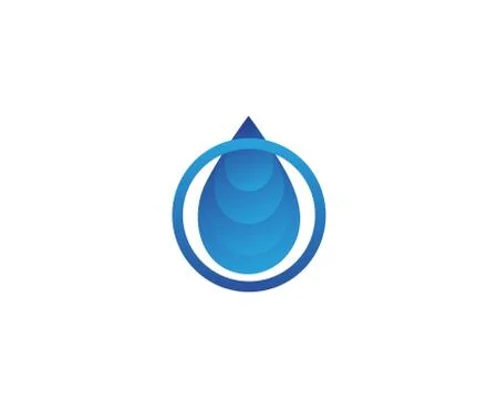 Water drop Logo Template vector イラスト素材