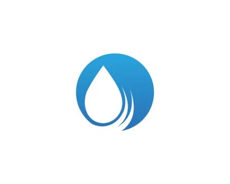 Water drop Logo Template vector Stockillustratie