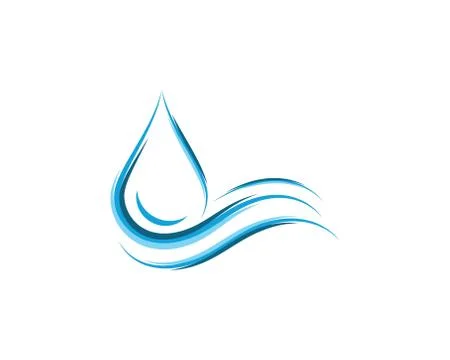 Water drop Logo Template vector Stock Illustration