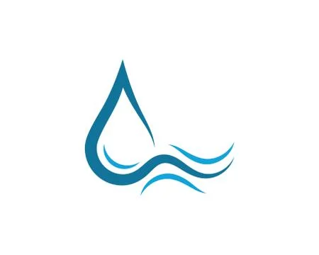 Water drop Logo Template vector Stock Illustration