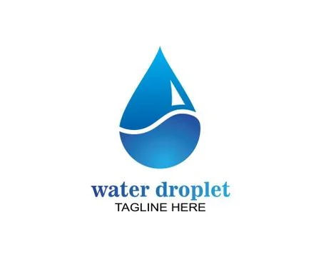 Water drop Logo Template vector illustration イラスト素材