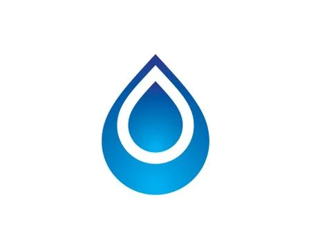 Water drop Logo Template vector illustration 库存插图