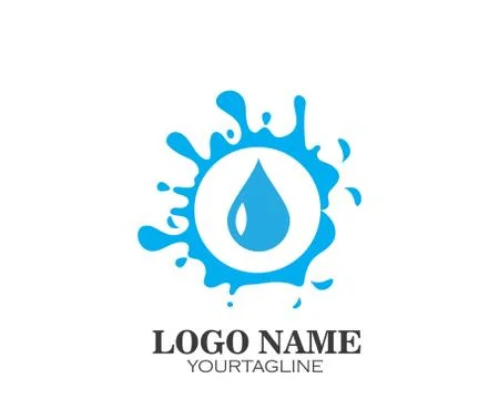 Water drop Logo Template vector illustration Stockillustratie