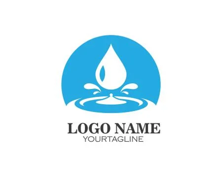 Water drop Logo Template vector illustration Stock Illustration