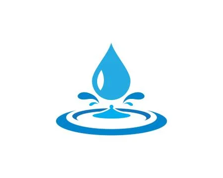 Water drop Logo Template vector illustration Stock Illustration
