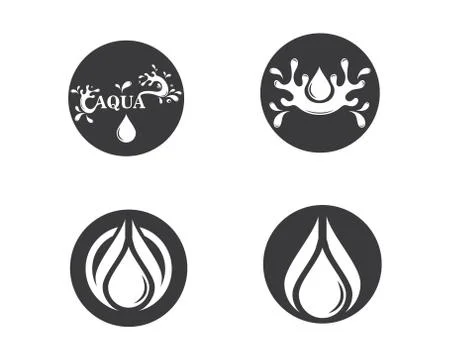 Water drop Logo Template vector illustration Stock Illustration