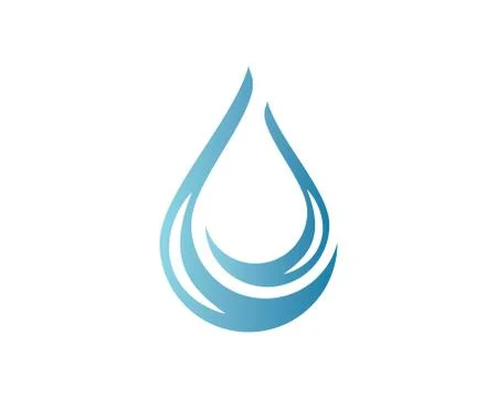 Water drop Logo Template vector illustration Stockillustratie