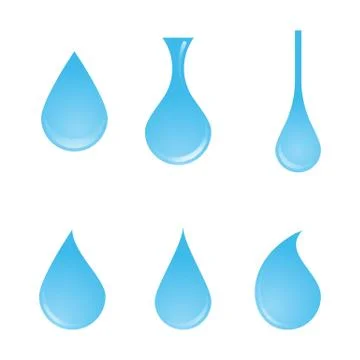 Water drop Logo Template vector イラスト素材