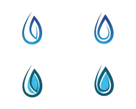 Water drop Logo Template vector イラスト素材