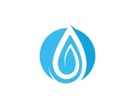 Water drop Logo Template vector イラスト素材