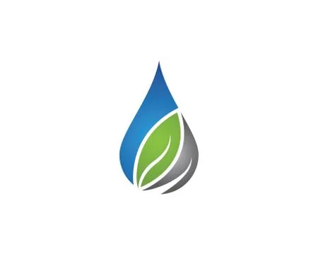 Water drop Logo Template vector 스톡 일러스트