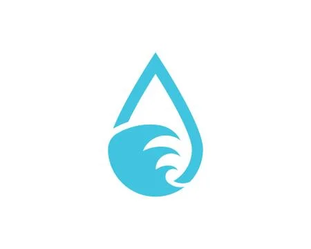 Water drop Logo Template vector Stockillustratie