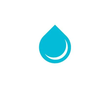 Water drop Logo Template vector 스톡 일러스트