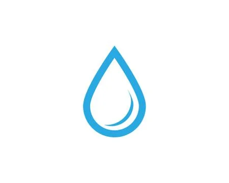 Water drop Logo Template vector 스톡 일러스트