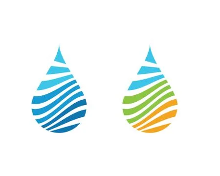 Water drop Logo Template vector Stockillustratie