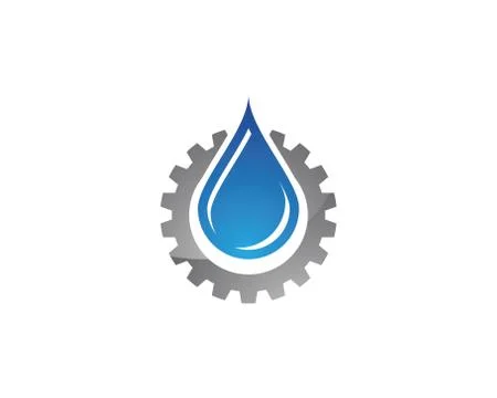 Water drop Logo Template vector Stockillustratie