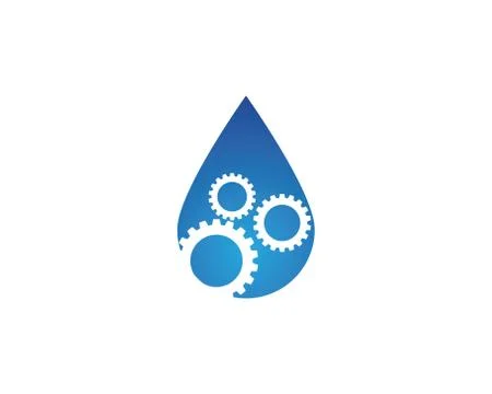 Water drop Logo Template vector Stockillustratie