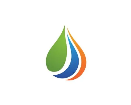 Water drop Logo Template vector illustration design Stockillustratie