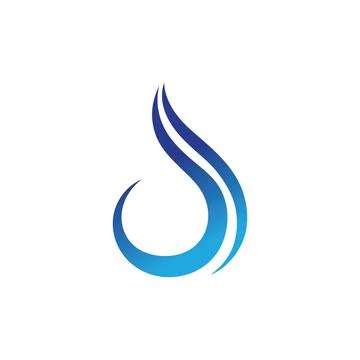 Water drop Logo Template vector イラスト素材