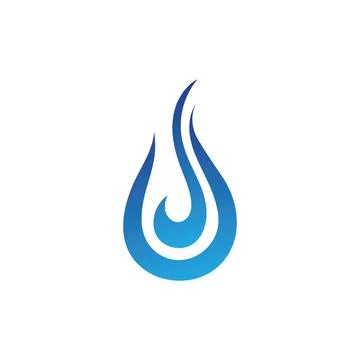 Water drop Logo Template vector Stockillustratie