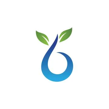 Water drop Logo Template vector イラスト素材